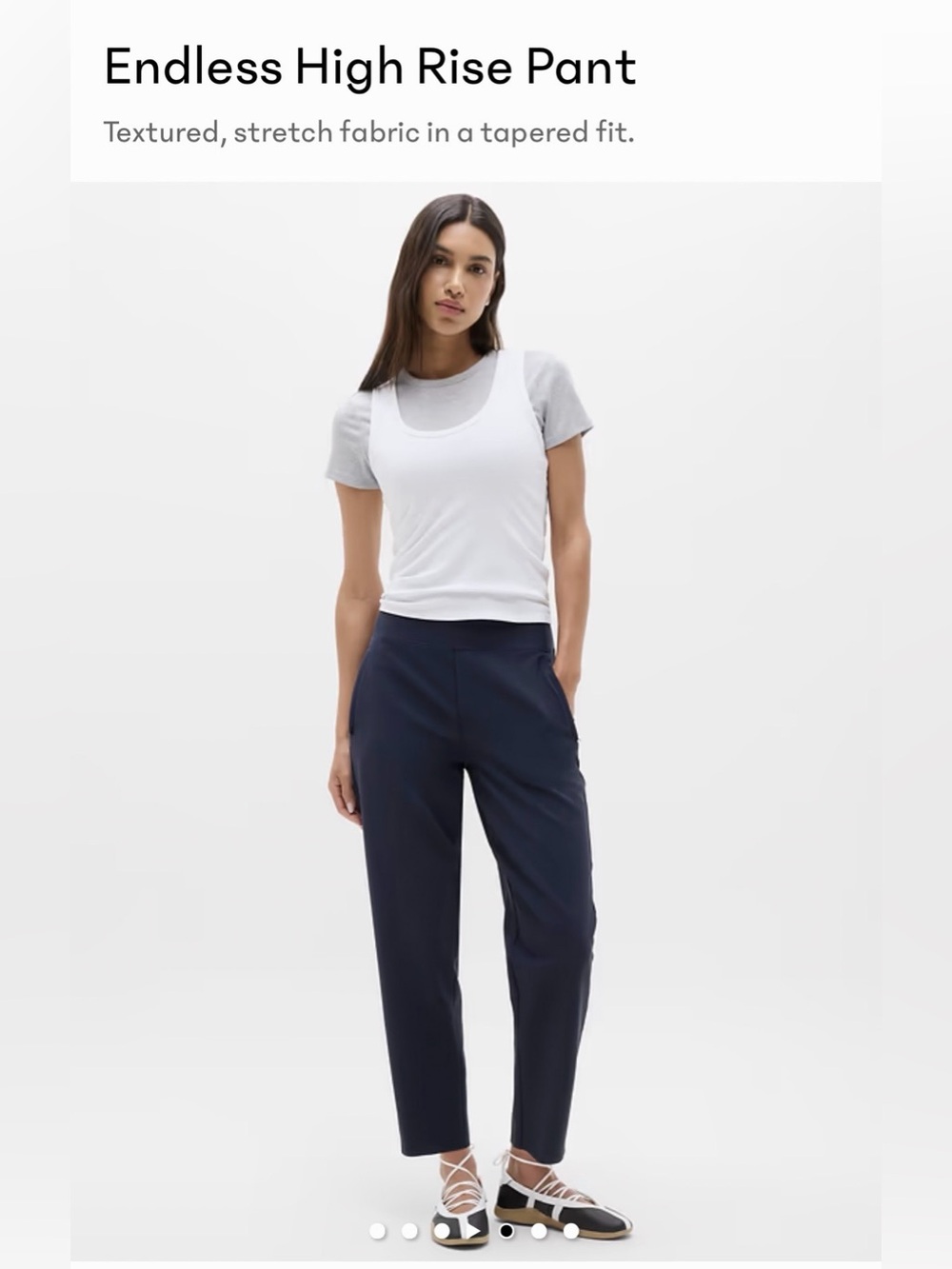 Athleta Endless High Rise Pant Navy 12-Tall